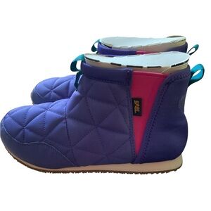 TEVA EMBER MID ULTRAVIOLET QUILTED ANKLE SHOES SIZE YOUTH 5 NEW